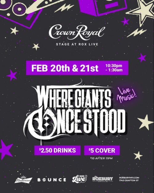 Where Giants Once Stood takes over the Crown Royal Stage at Rox Live image