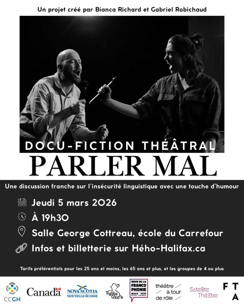 Theatrical Docu-Fiction: Parler Mal image