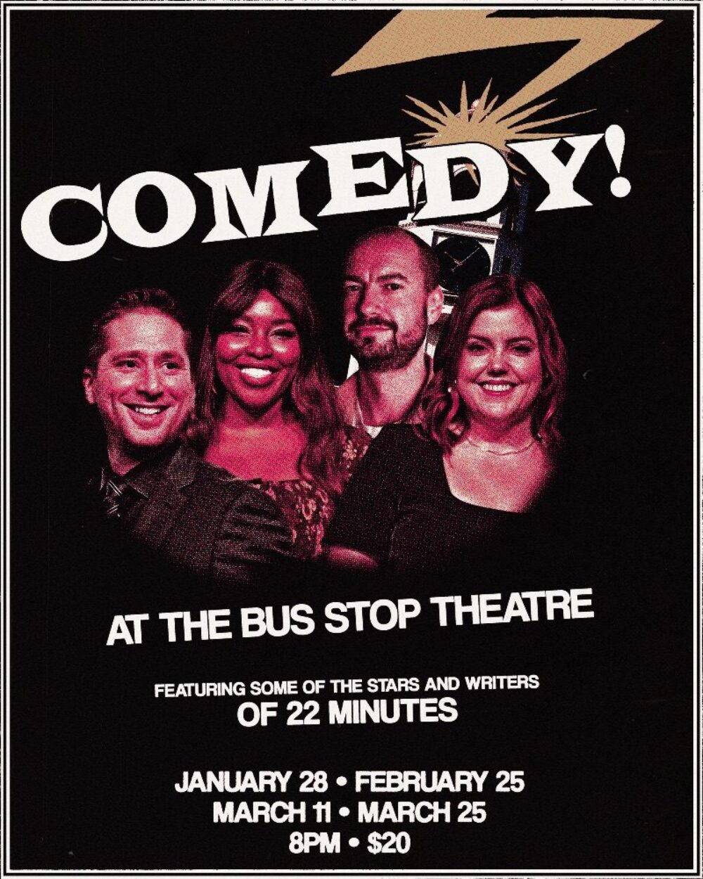 Comedy! Featuring some of the stars of 22 Minutes image