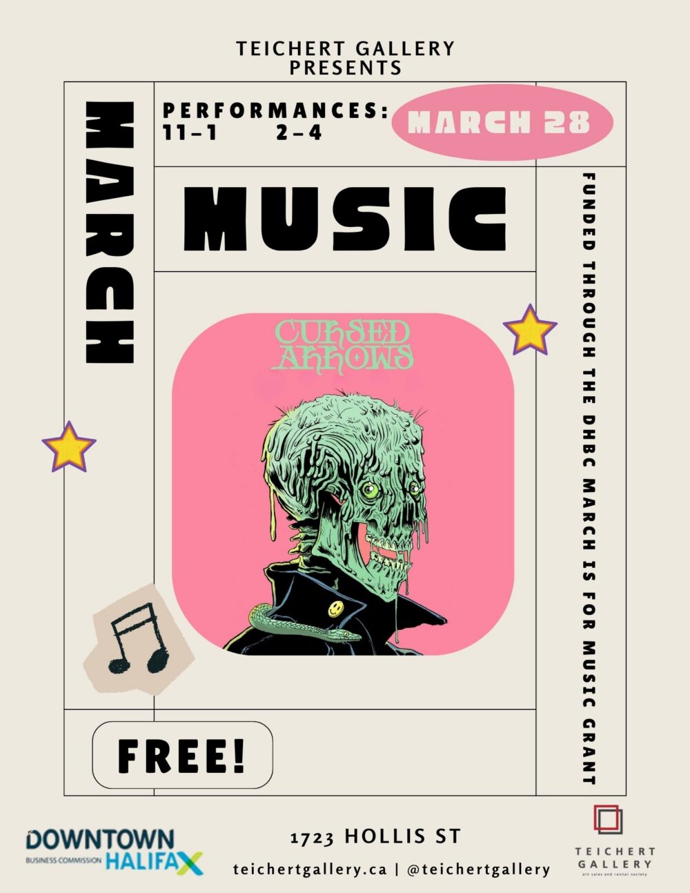 Cursed Arrows - Live at Teichert Gallery image