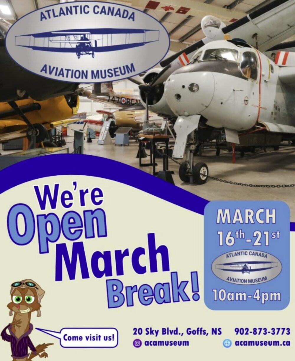 The Atlantic Canada Aviation Museum is Open March Break! image