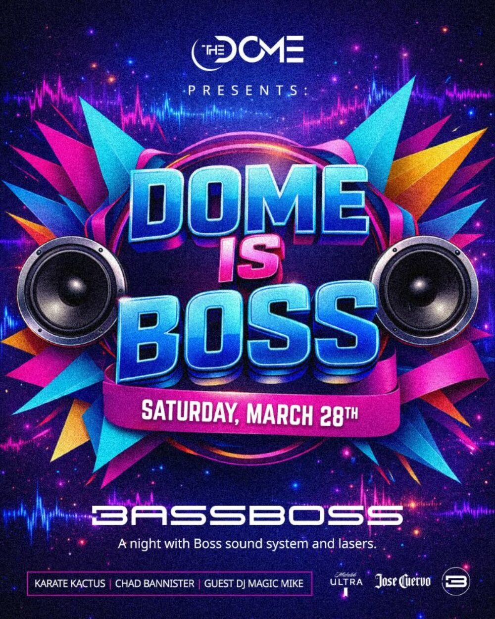 DOME IS BOSS Saturday, March 28th image