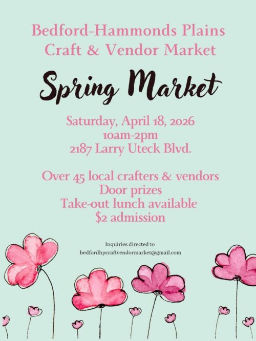 Bedford-Hammonds Plains Craft & Vendor Spring Market image