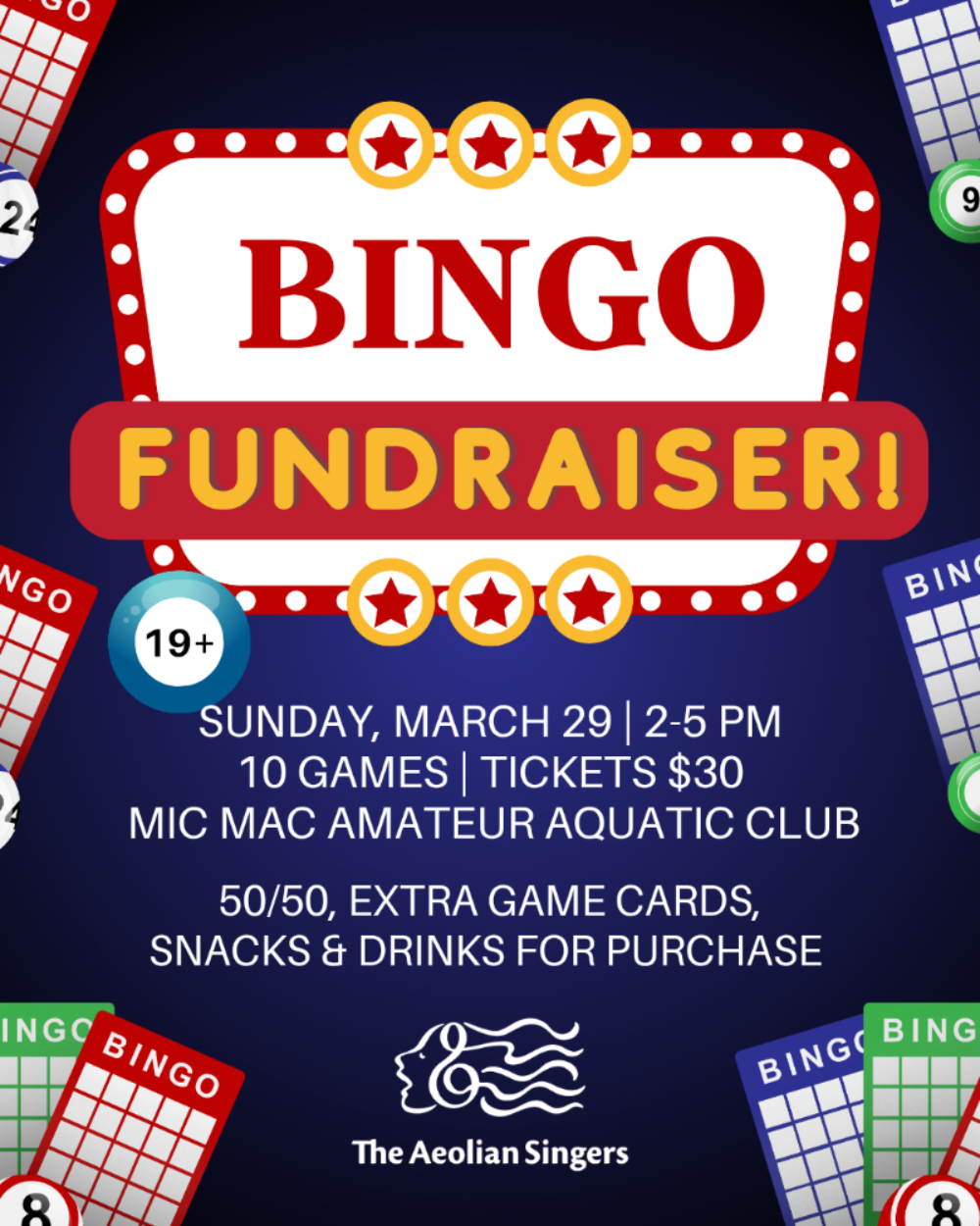 Aeolian Singers Bingo Fundraiser image