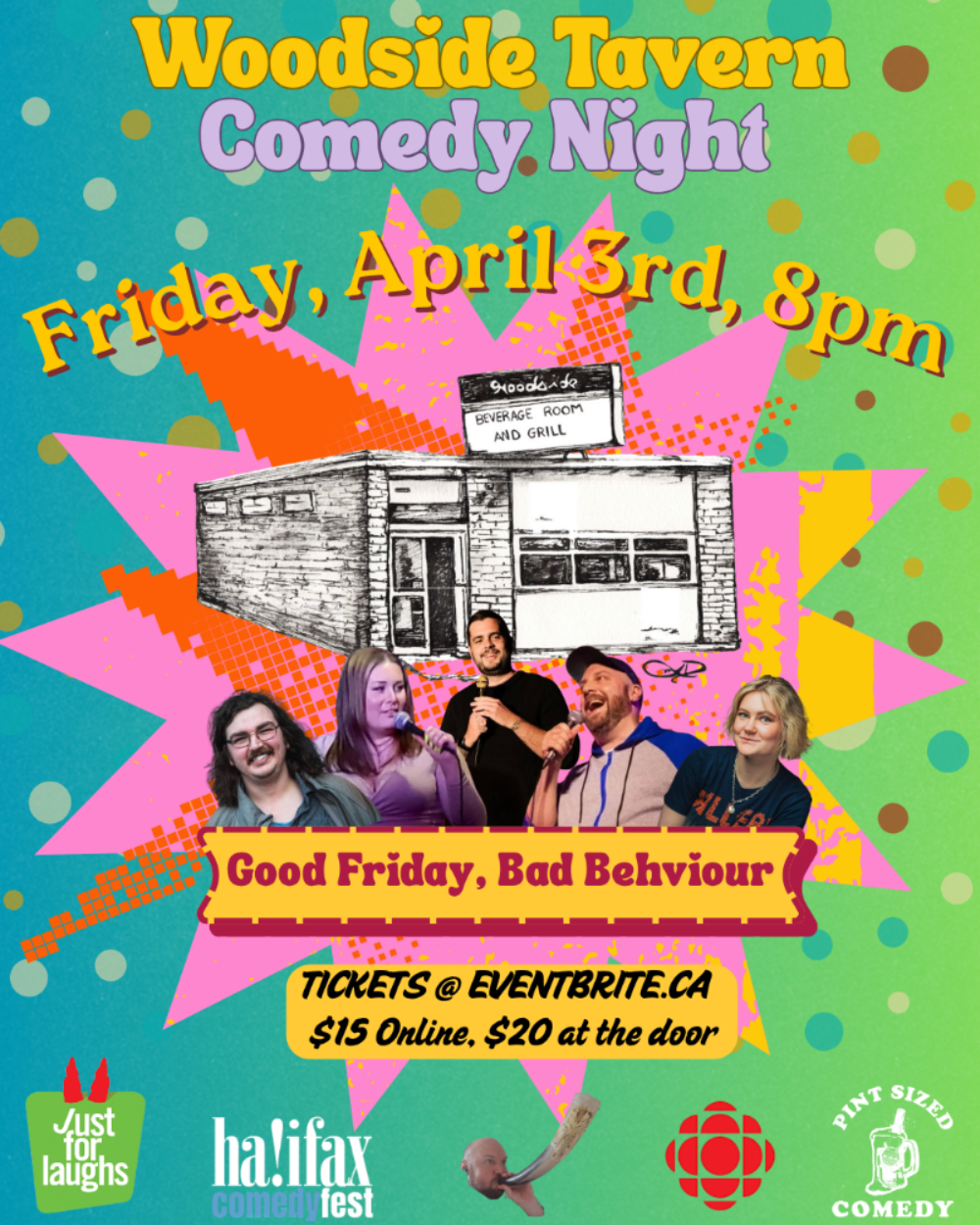 Woodside Tavern Comedy Night! image