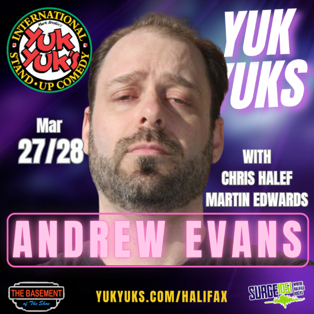 Yuk Yuks Halifax presents Andrew Evans! image