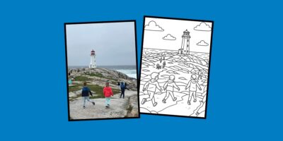 Colouring Page Generator image