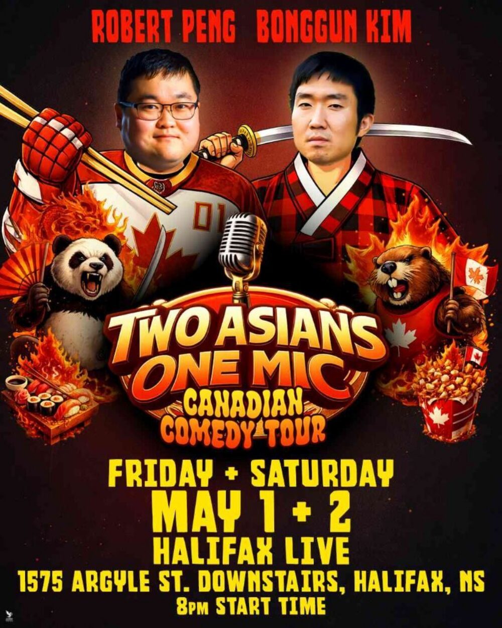 Two Asian One Mic Comedy Show image