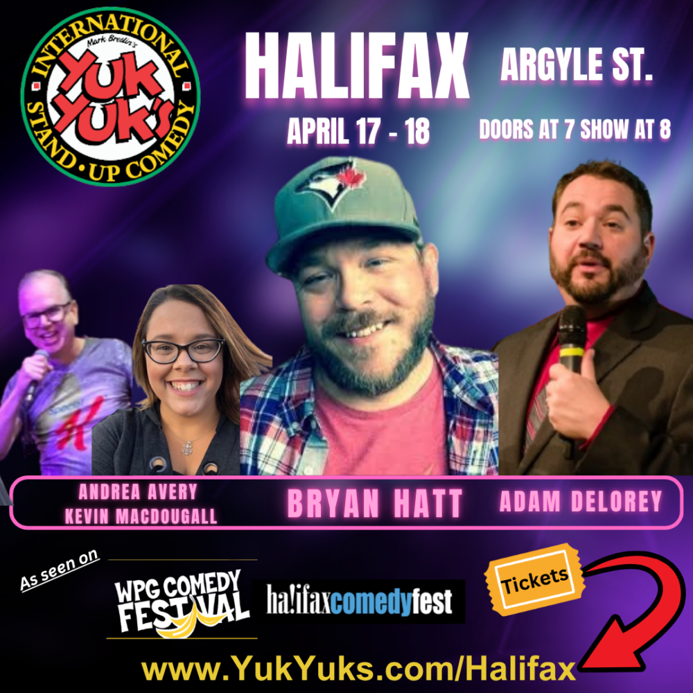 Yuk Yuks presents Bryan Hatt, Adam Delorey, Kevin MacDougall and Andrea Avery image