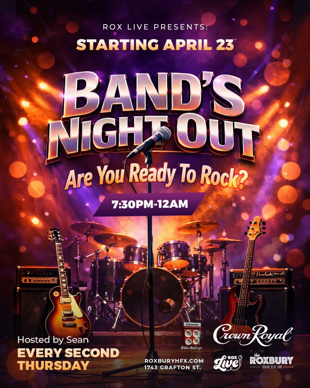 Rox Live Presents: Band’s Night Out – Live on the Crown Royal Stage! image