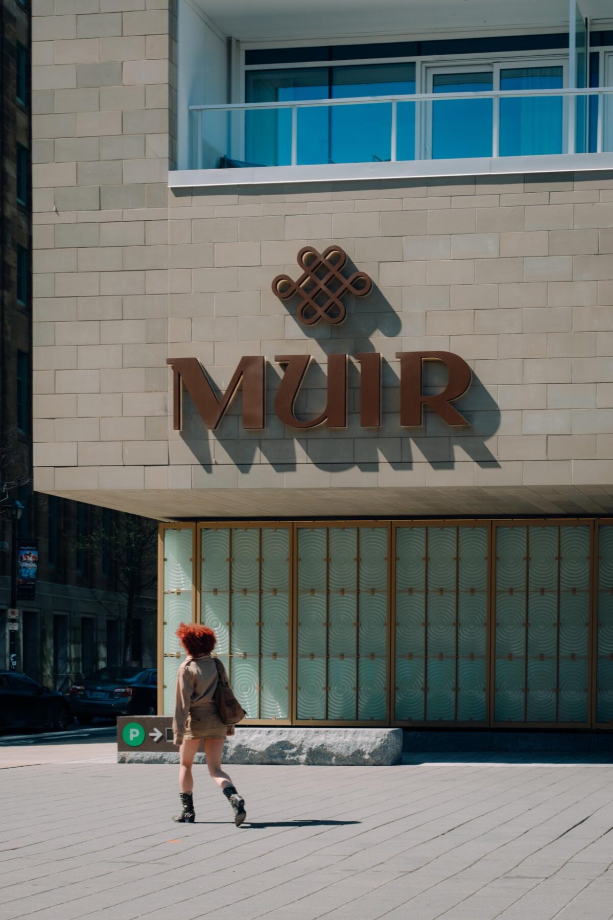 Exterior of Muir Hotel at Queen’s Marque on the Halifax Waterfront.