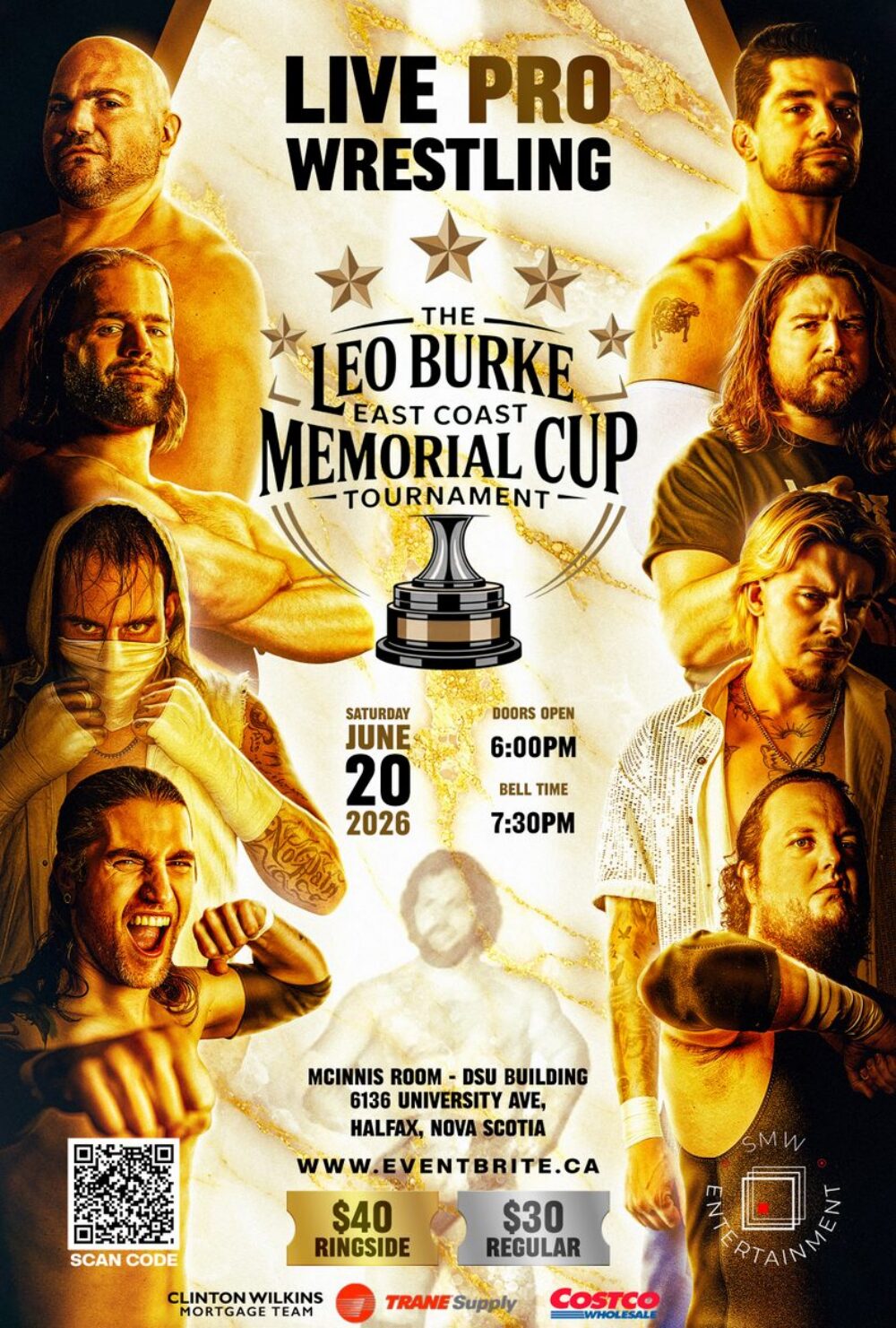 THE LEO BURKE EAST COAST MEMORIAL CUP - PRO WRESTLING TOURNAMENT image