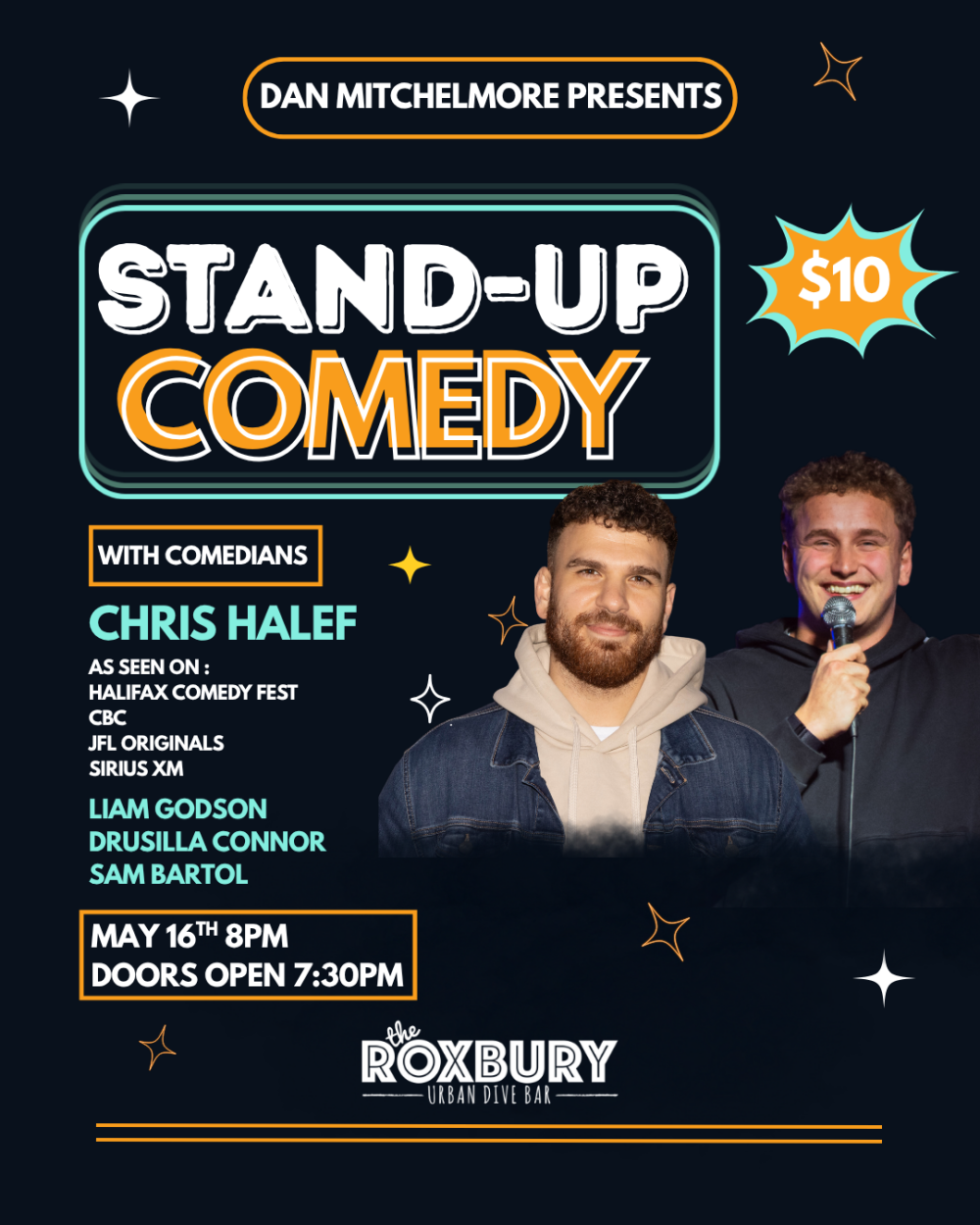Dan Mitchelmore Presents Stand up Comedy Live at the Roxbury image