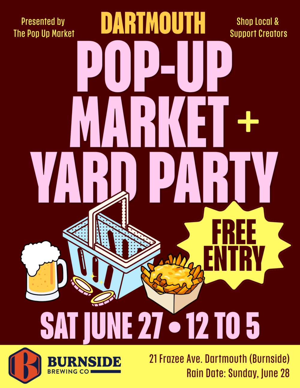 Dartmouth Yard Party + Pop Up Market image