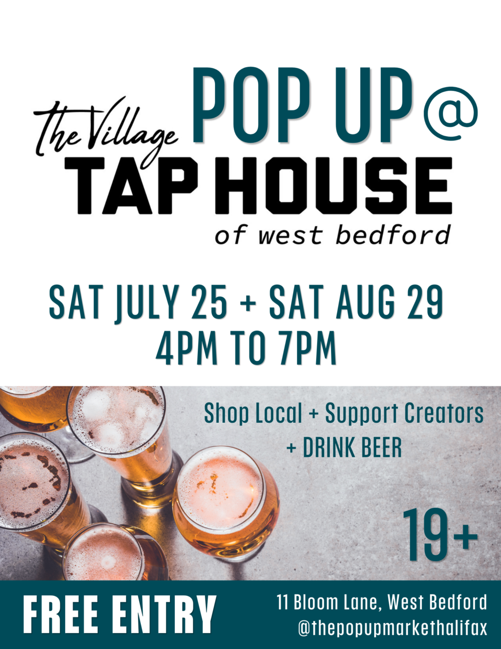 Pop Up @ The Village Taphouse image