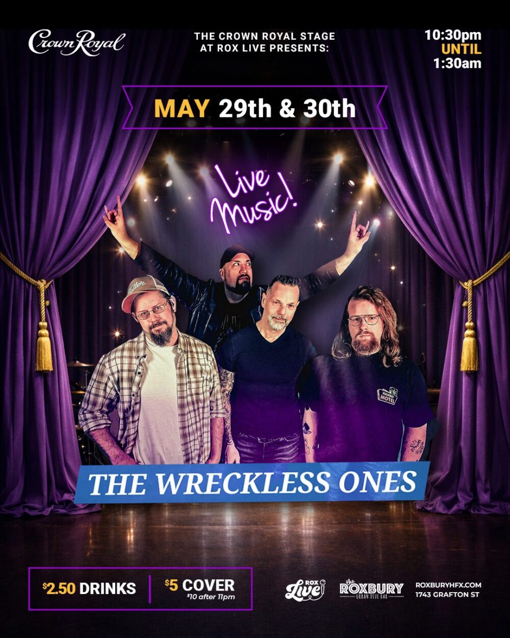 The Wreckless Ones hit the Crown Royal Stage at Rox Live image
