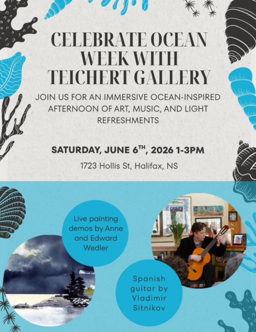 An Afternoon of Ocean Sights and Sounds: Art and Music at Teichert Gallery image
