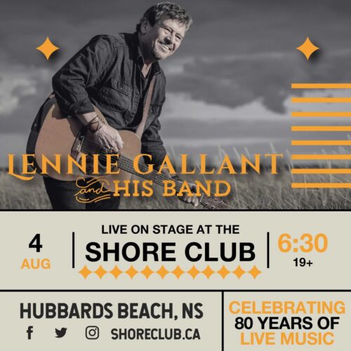 Lennie Gallant and his Band – Live at the Shore Club image