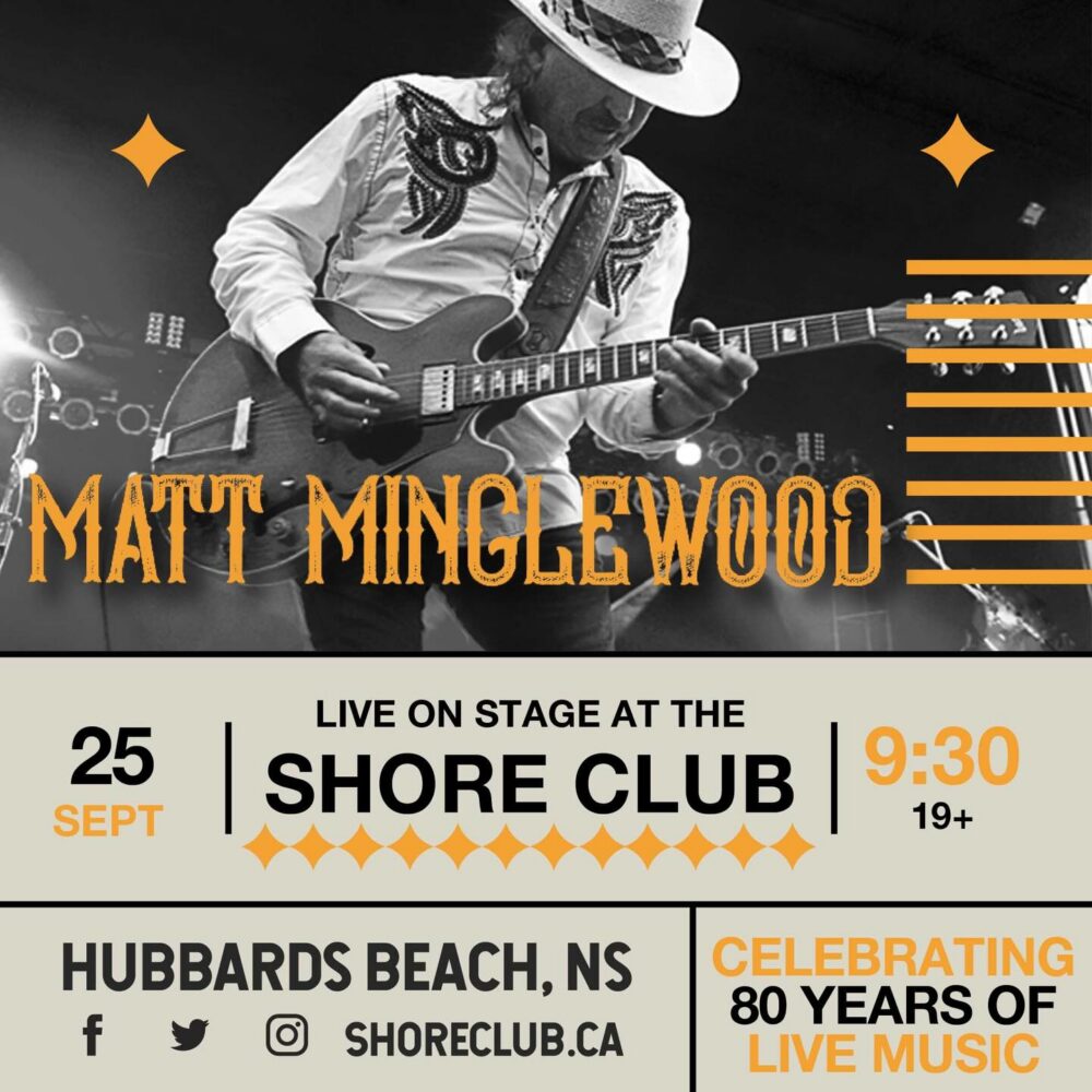 Matt Minglewood - Live at the Shore Club image