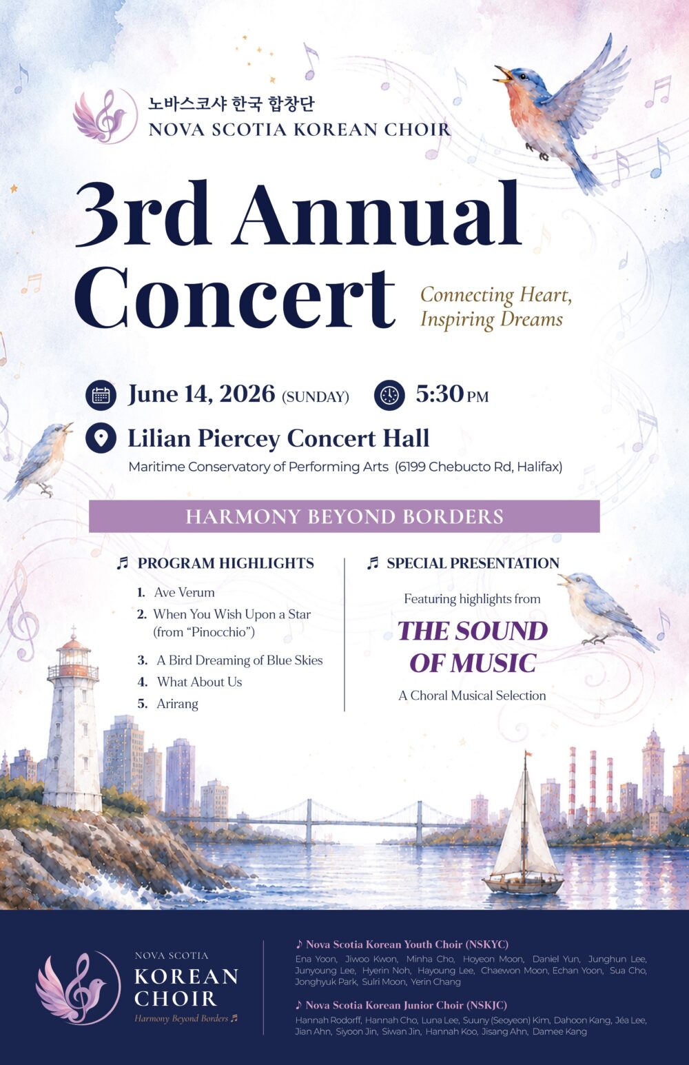 Nova Scotia Korean Choir’s 3rd Annual Concert: Harmony Beyond Borders image
