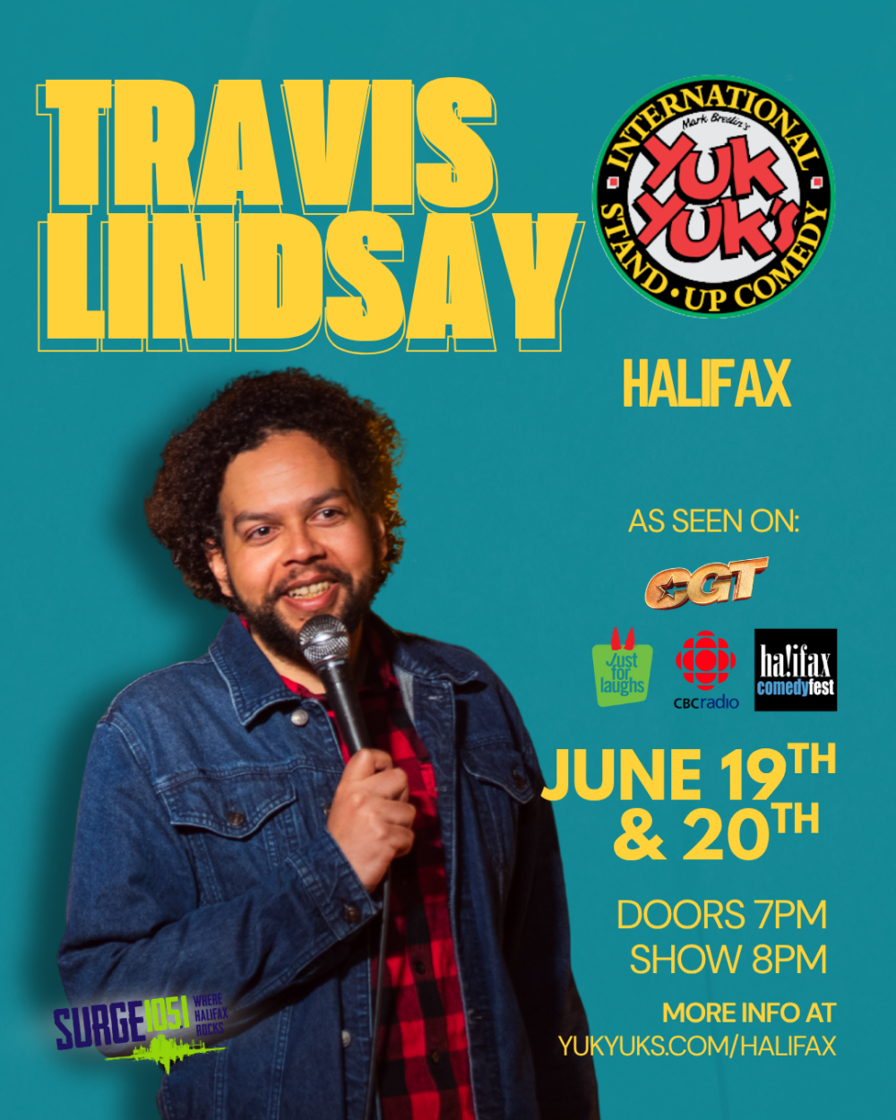 Travis Lindsay Live at YukYuks image