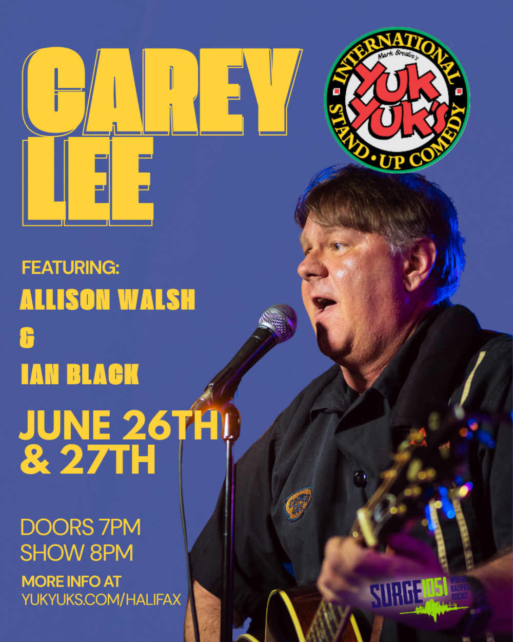 Carey Lee Live at YukYuks image
