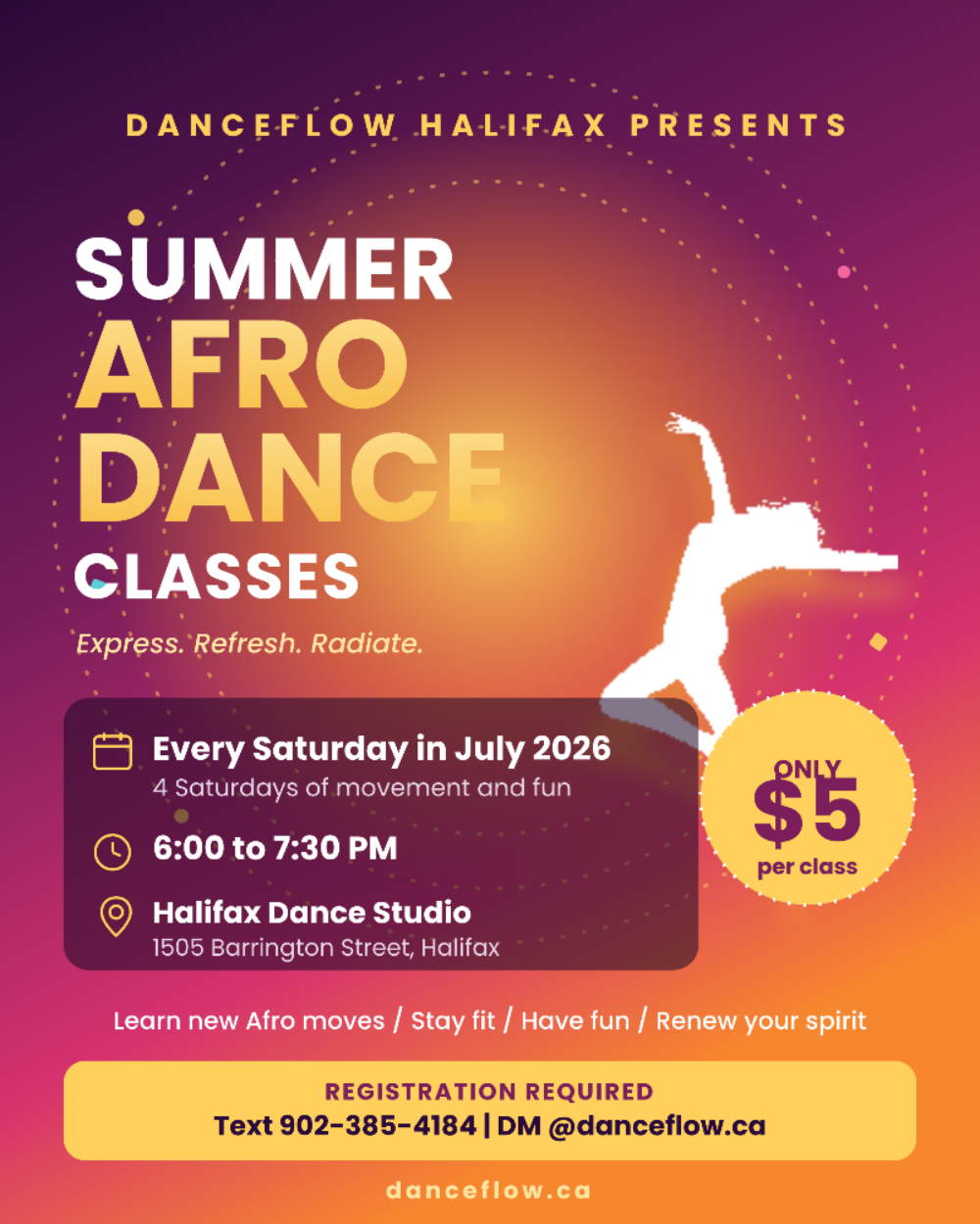 Afro dance class image