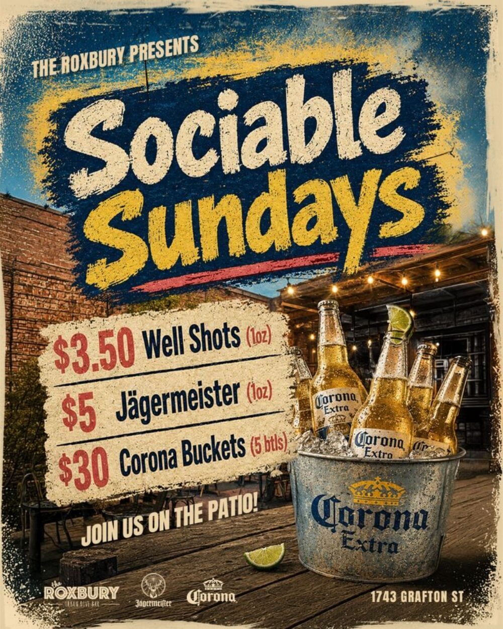 Sociable Sundays at The Roxbury! image