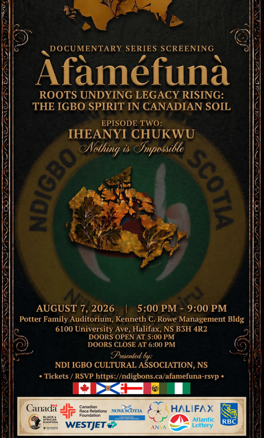 Àfàmèfùnà | Roots Undying, Legacy Rising: The Igbo Spirit in Canadian Soil image