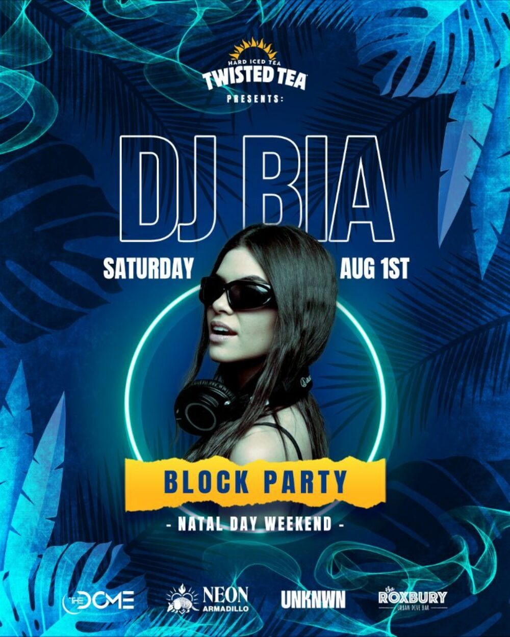 TWISTED TEA PRESENTS: DJ BIA — BLOCK PARTY! image