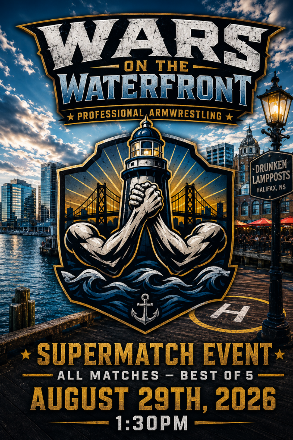 Wars on the Waterfront: professional armwrestling supermatch event image