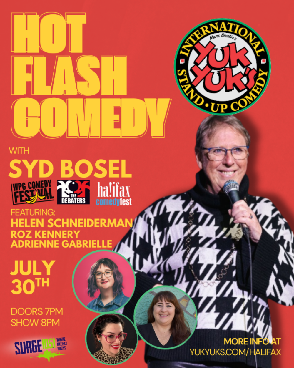 YukYuks Presents Hot Flash Coemdy image