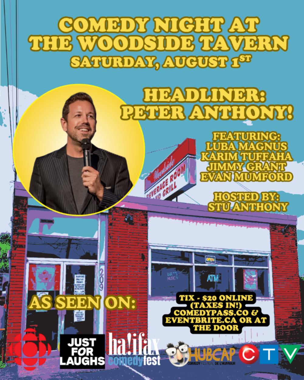Comedy Night at The Woodside Tavern, Feat: Peter Anthony image