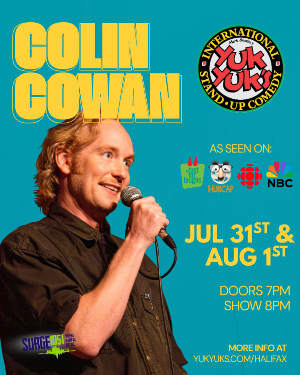 Colin Cowan Live at YukYuks image