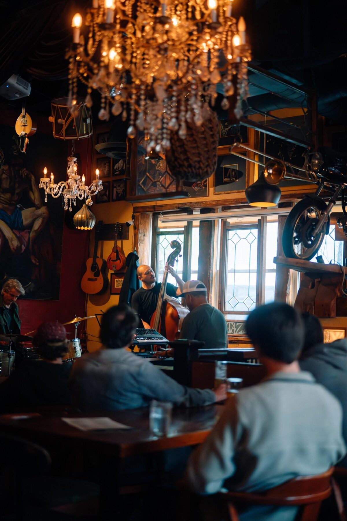 Live music performance at The Local restaurant and bar in North End Halifax.
