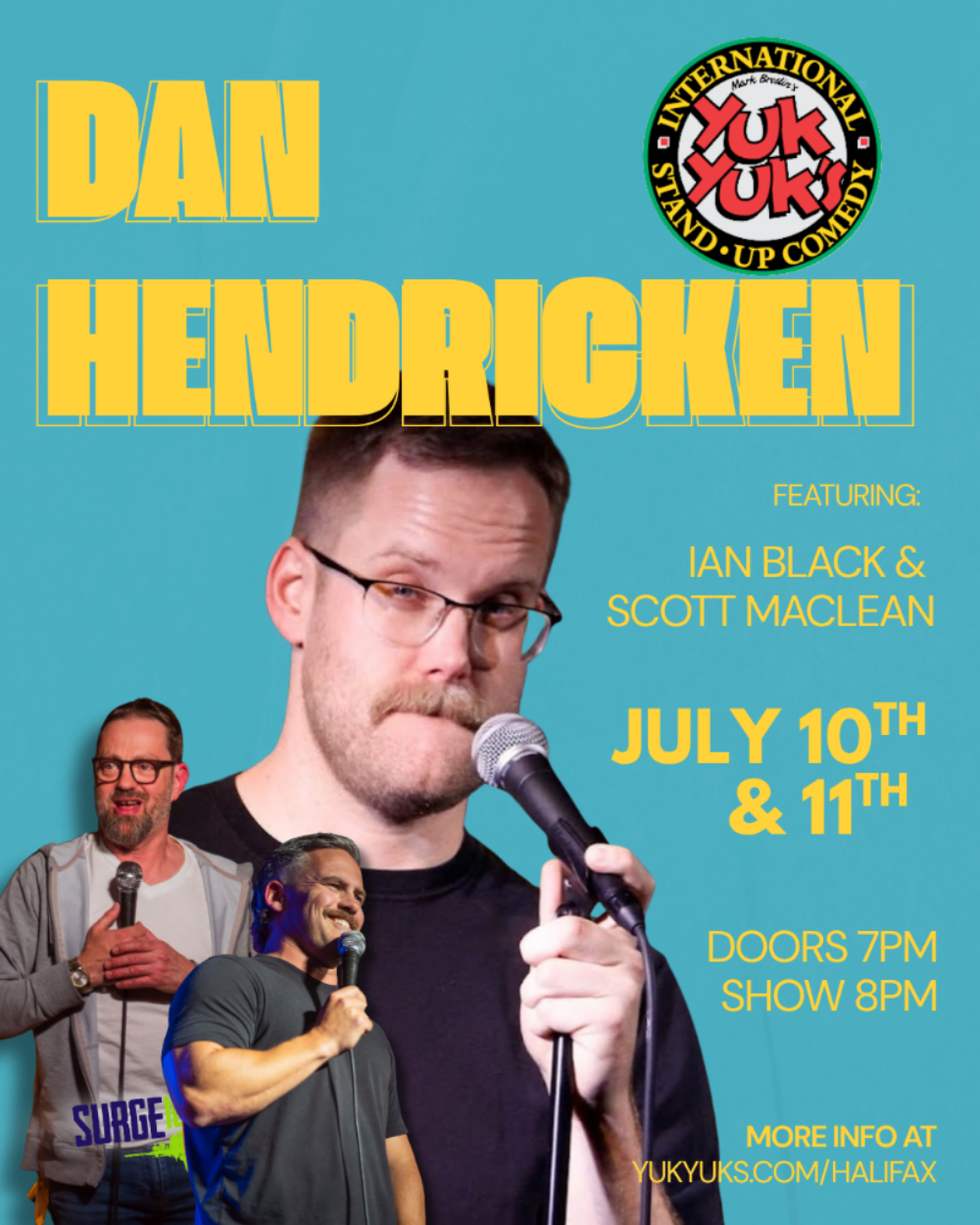 Dan Hendricken live at YukYuks image