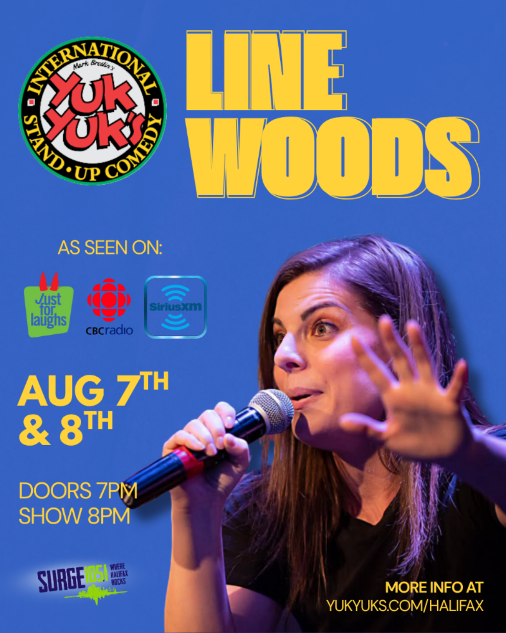 Line Woods live at YukYuks image