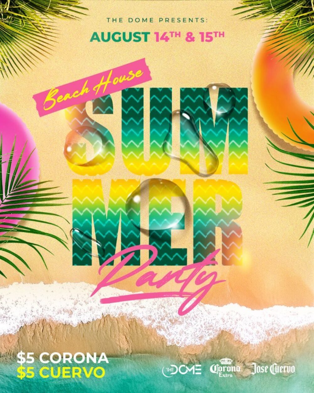 BEACH HOUSE SUMMER PARTY AT THE DOME! image