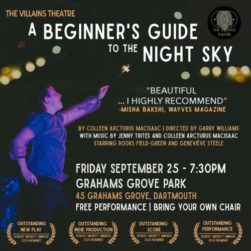 A Beginner’s Guide to the Night Sky’ – a play under the stars image