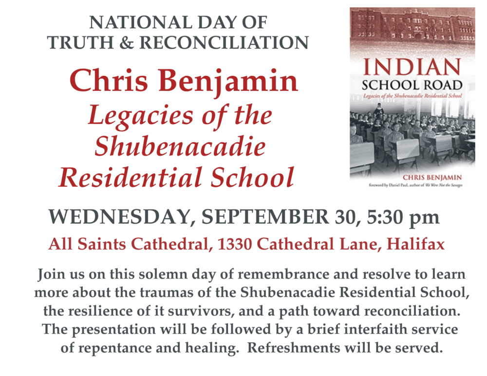 Chris Benjamin - Legacies of the Shubenacadie Residential School image