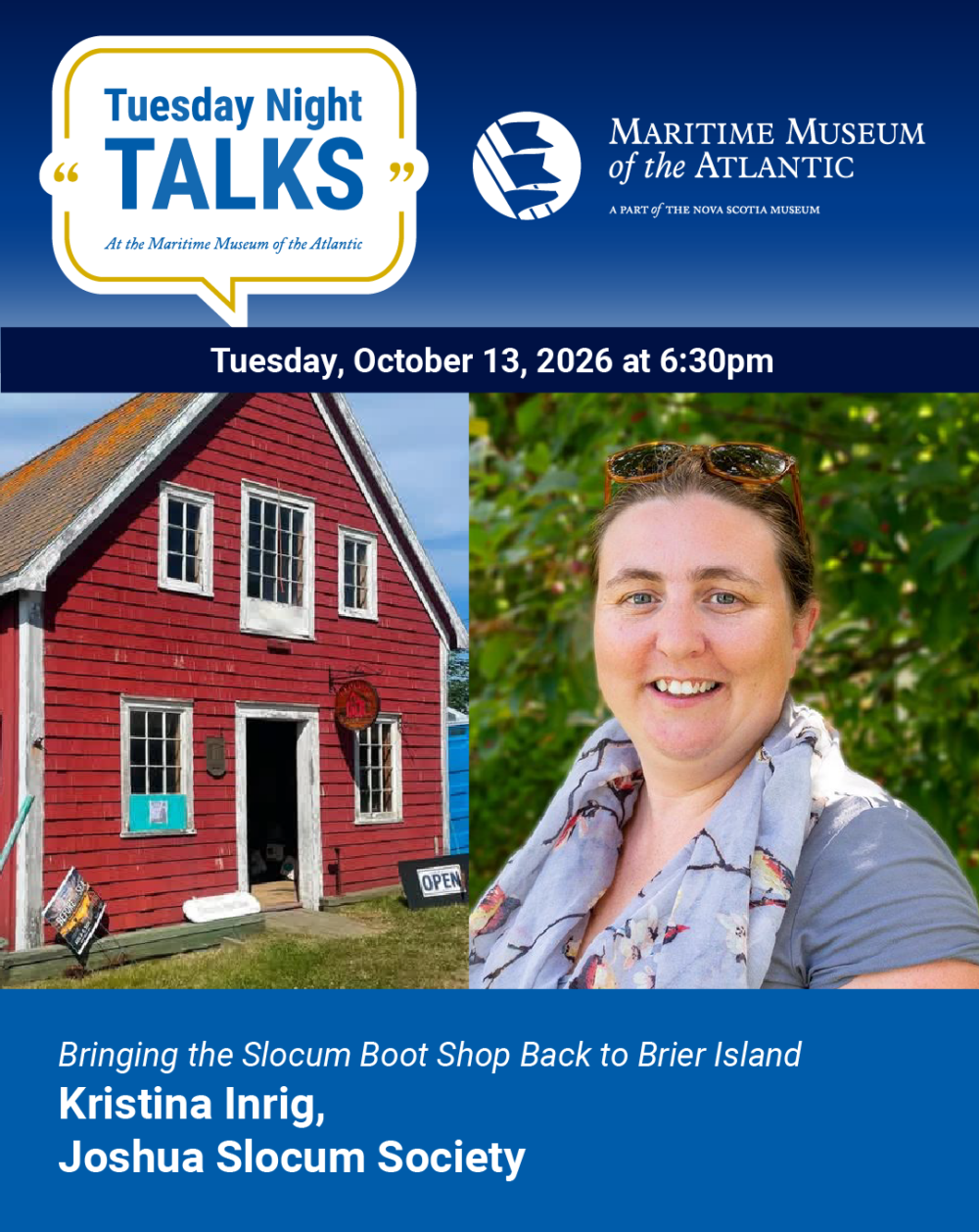 Free Tuesday Night Talk: Bringing the Slocum Boot Shop Back to Brier Island image