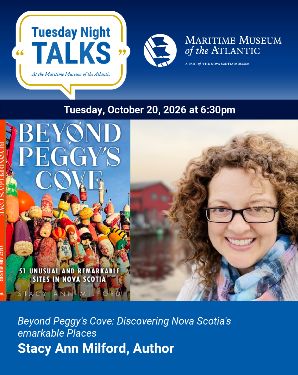 Tuesday Night Talks: Beyond Peggy's Cove: Discovering Nova Scotia's Remarkable Places image