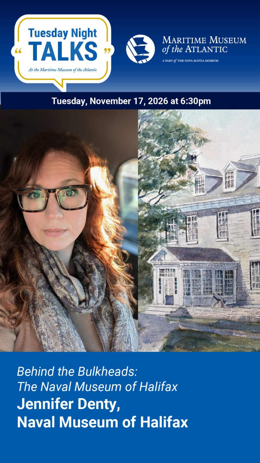 Tuesday Night Talks: Behind the Bulkheads: The Naval Museum of Halifax image