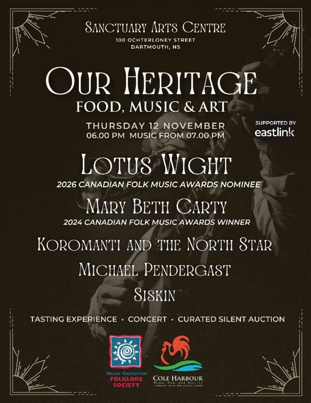 Our Heritage: Food, Music & Art image