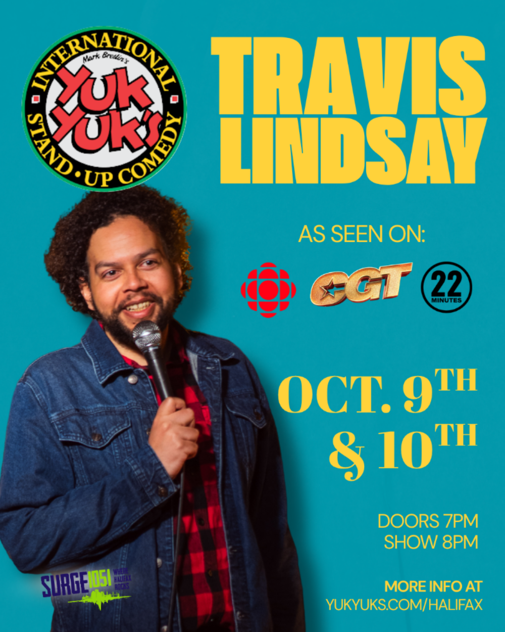 Travis Lindsay Live at YukYuks! image