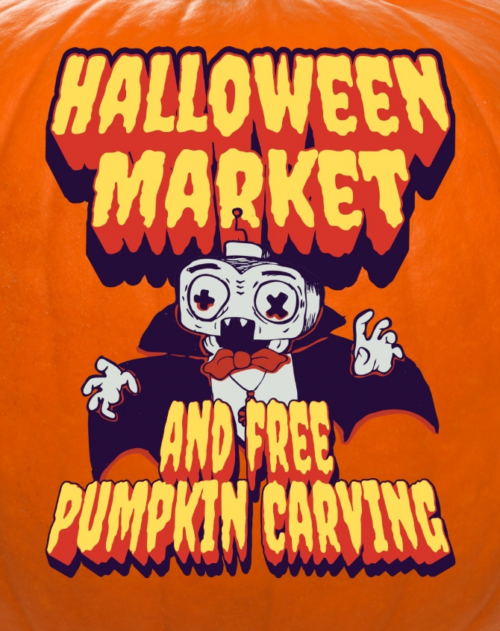 Halloween Market and Pumpkin Carving at a Brewery image